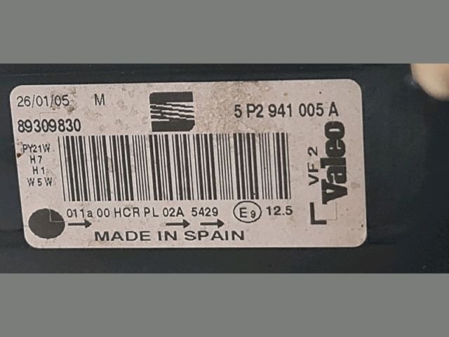 bontott SEAT ALTEA Bal Fényszóró