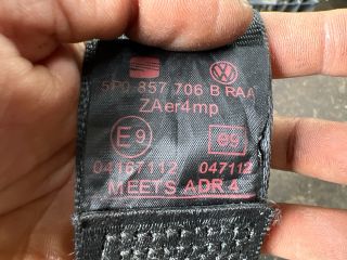 bontott SEAT ALTEA Jobb első Biztonsági Öv
