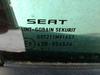 bontott SEAT ALTEA Jobb hátsó Ablak