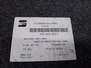 bontott SEAT ALTEA Pótkerék Takaró