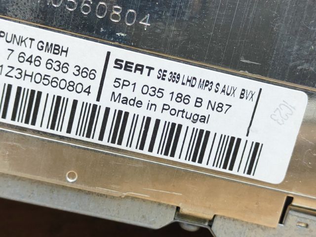 bontott SEAT ALTEA Rádió / CD