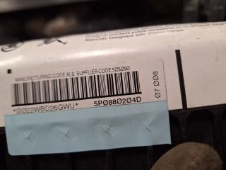 bontott SEAT ALTEA Utasoldali Légzsák