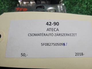 bontott SEAT ATECA Csomagtérajtó Zárszerkezet