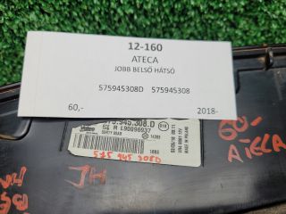 bontott SEAT ATECA Jobb Belső Hátsó Lámpa