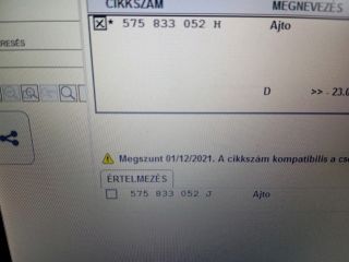 bontott SEAT ATECA Jobb hátsó Ajtó (Üres lemez)