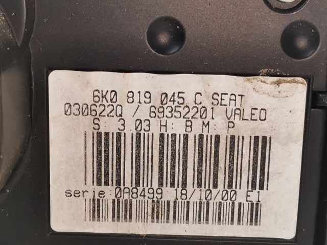 bontott SEAT CORDOBA I Fűtéskapcsoló (Nem klímás)