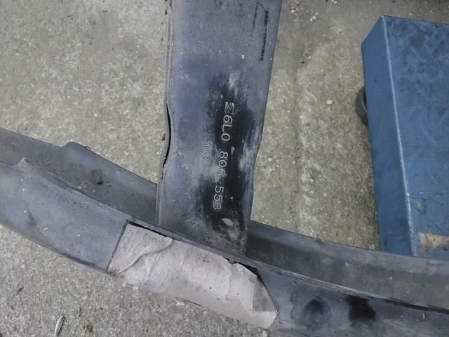 bontott SEAT CORDOBA II Első Lökhárító Merevítő (Fém)