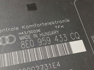 bontott SEAT EXEO Komfort Elektronika