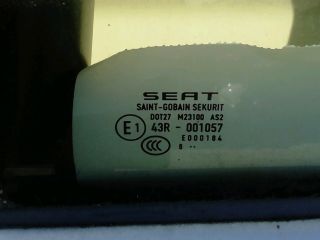 bontott SEAT EXEO Bal hátsó Ablak