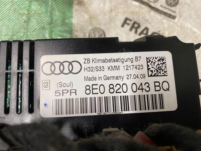 bontott SEAT EXEO Fűtéskapcsoló (digit klímás)