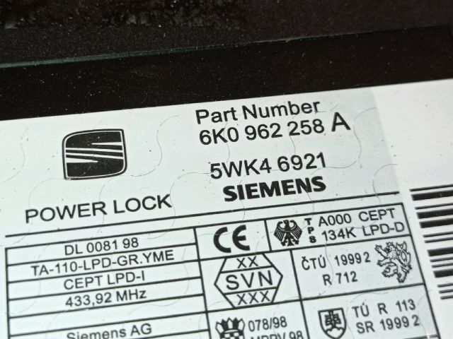 bontott SEAT IBIZA II Komfort Elektronika