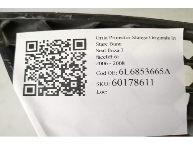 bontott SEAT IBIZA III Bal Ködzárófény Keret