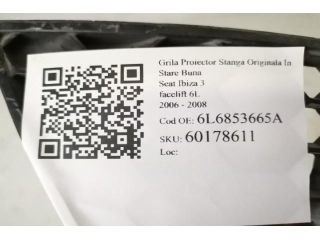 bontott SEAT IBIZA III Bal Ködzárófény Keret