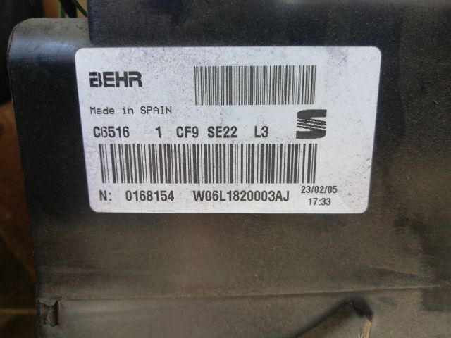 bontott SEAT IBIZA III Fűtés Box