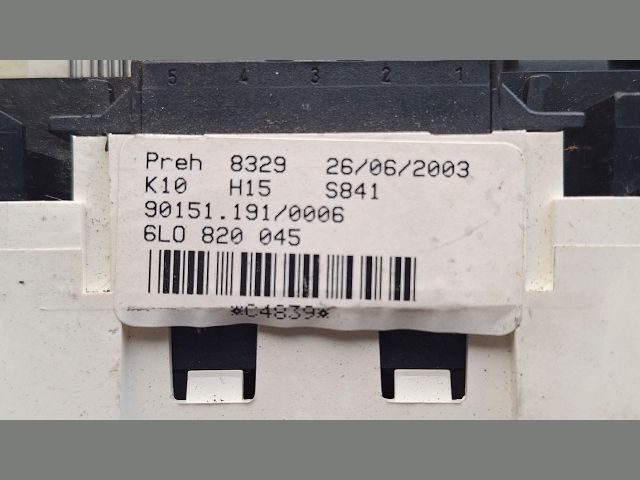 bontott SEAT IBIZA III Fűtéskapcsoló (manuális klímás)