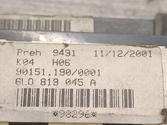 bontott SEAT IBIZA III Fűtéskapcsoló (Nem klímás)