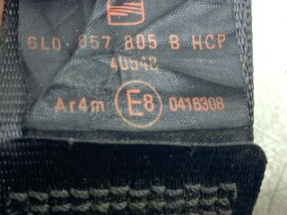 bontott SEAT IBIZA III Jobb hátsó Biztonsági Öv