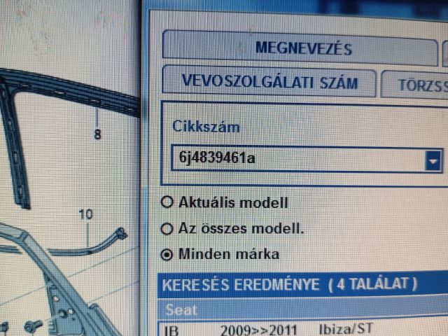 bontott SEAT IBIZA IV Bal hátsó Ablakemelő Szerkezet (Elektromos)