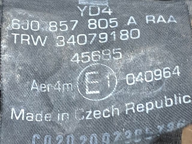 bontott SEAT IBIZA IV Bal hátsó Biztonsági Öv