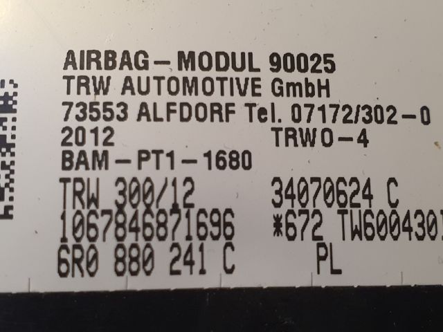 bontott SEAT IBIZA IV Bal Oldallégzsák