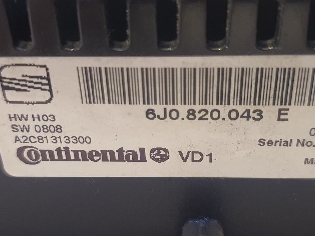 bontott SEAT IBIZA IV Fűtéskapcsoló (digit klímás)