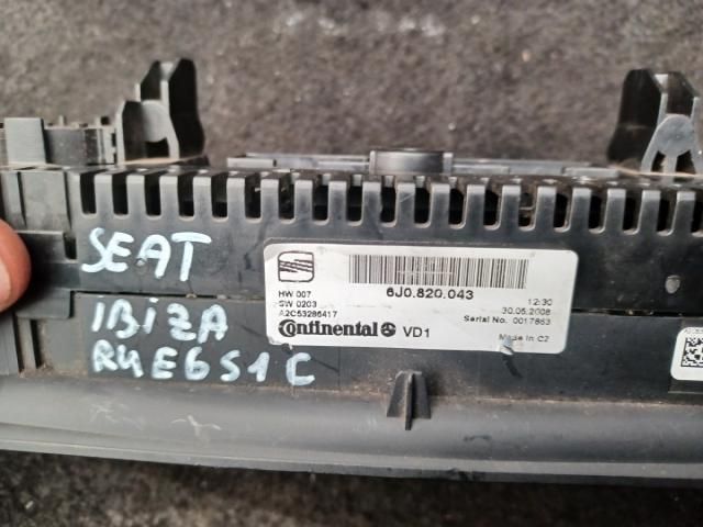 bontott SEAT IBIZA IV Fűtéskapcsoló