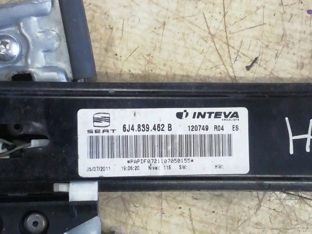 bontott SEAT IBIZA IV Jobb hátsó Ablakemelő Szerkezet (Mechanikus)