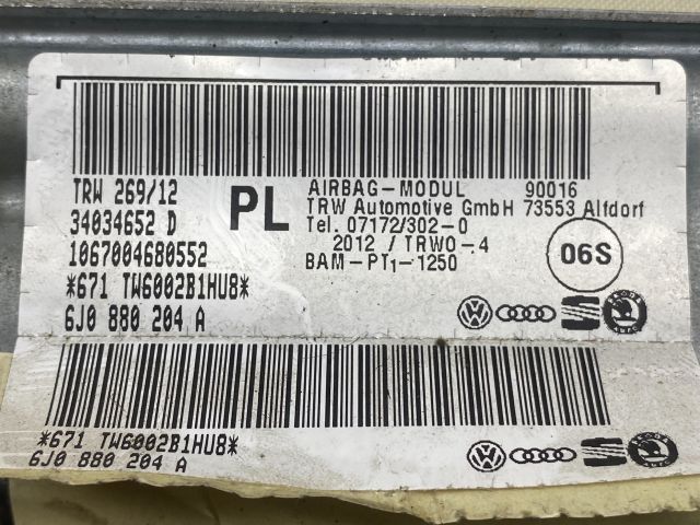 bontott SEAT IBIZA IV Utasoldali Légzsák