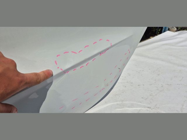 bontott SEAT IBIZA V Bal hátsó Ajtó (Üres lemez)