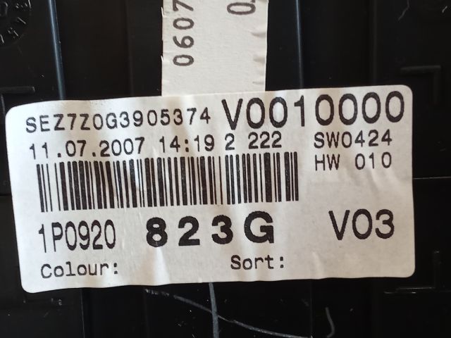 bontott SEAT LEON Kilométeróra