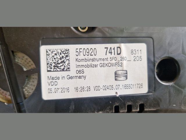 bontott SEAT LEON Kilométeróra