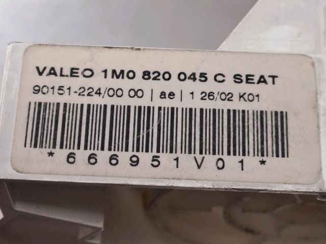 bontott SEAT LEON Fűtéskapcsoló (manuális klímás)