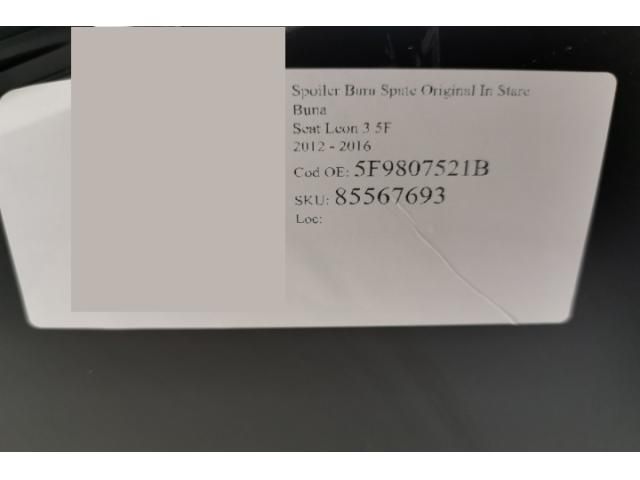 bontott SEAT LEON Hátsó Lökhárító Légterelő