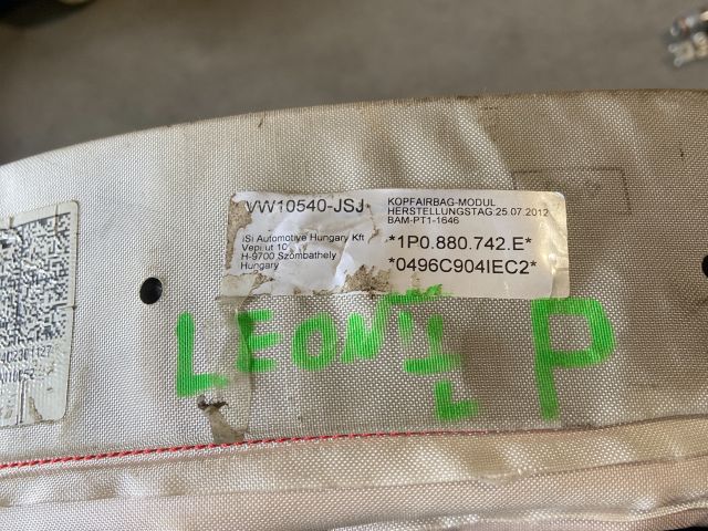 bontott SEAT LEON Jobb első Függöny Légzsák