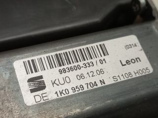 bontott SEAT LEON Jobb hátsó Ablakemelő Szerkezet (Elektromos)