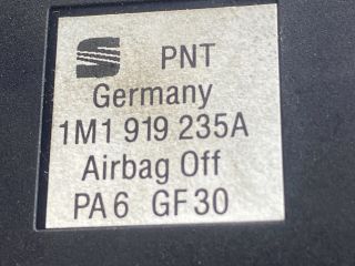 bontott SEAT LEON Légzsák Kapcsoló