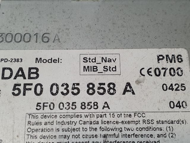 bontott SEAT LEON Navigációs Fejegység