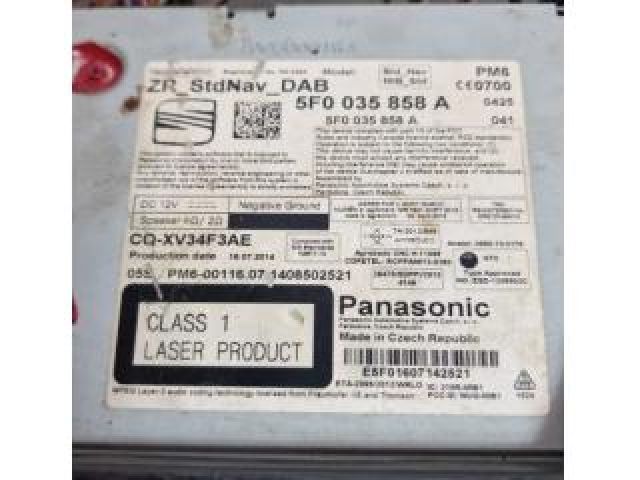 bontott SEAT LEON Navigációs Fejegység