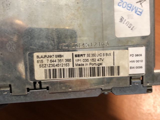 bontott SEAT LEON Rádió / CD Kapcsoló