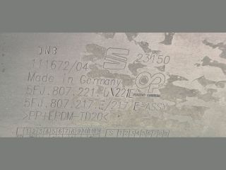 bontott SEAT TARRACO Első Lökhárító (Üresen)