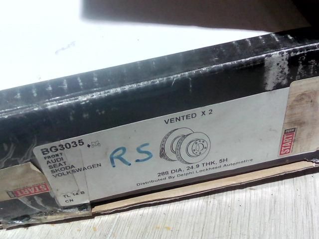 bontott SEAT TOLEDO Első Pár Féktárcsa