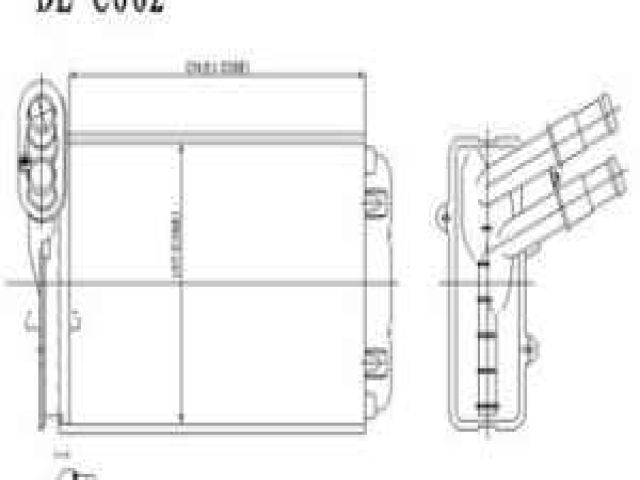 bontott SEAT TOLEDO Fűtőradiátor