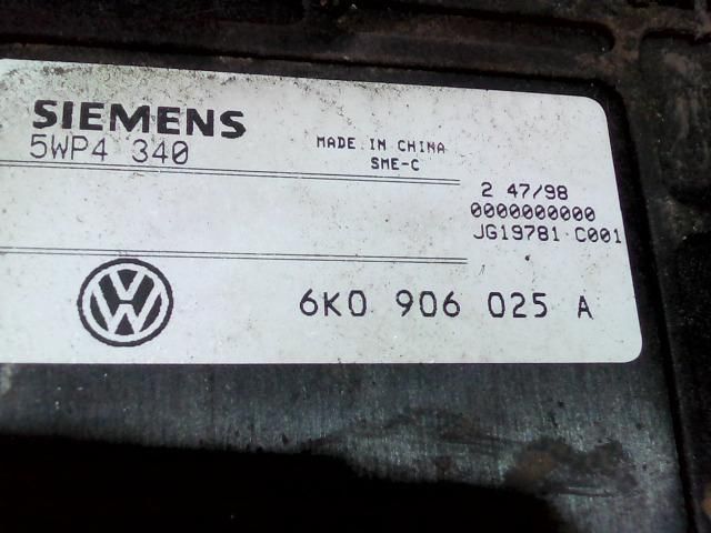 bontott SEAT TOLEDO Motorvezérlő