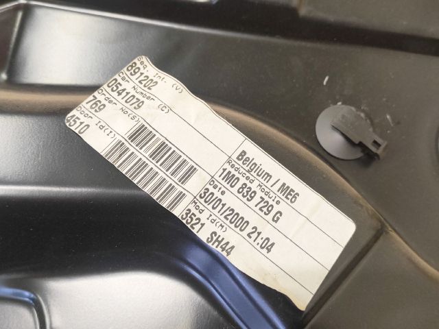 bontott SEAT TOLEDO Bal hátsó Ablakemelő Szerkezet (Mechanikus)