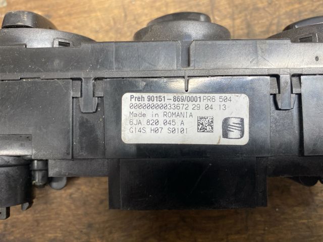 bontott SEAT TOLEDO Fűtéskapcsoló (manuális klímás)