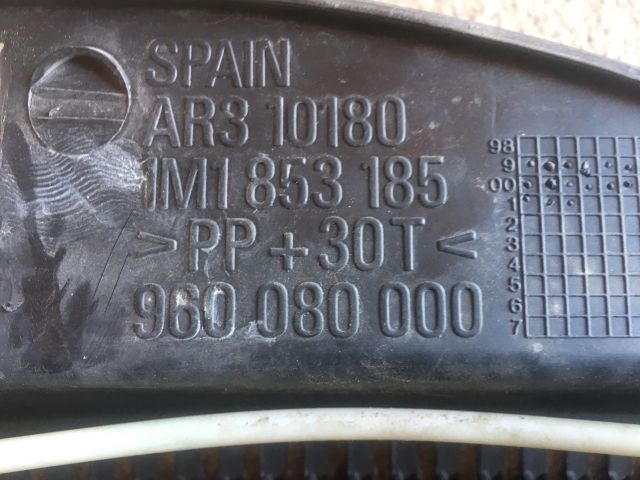 bontott SEAT TOLEDO Levélrács