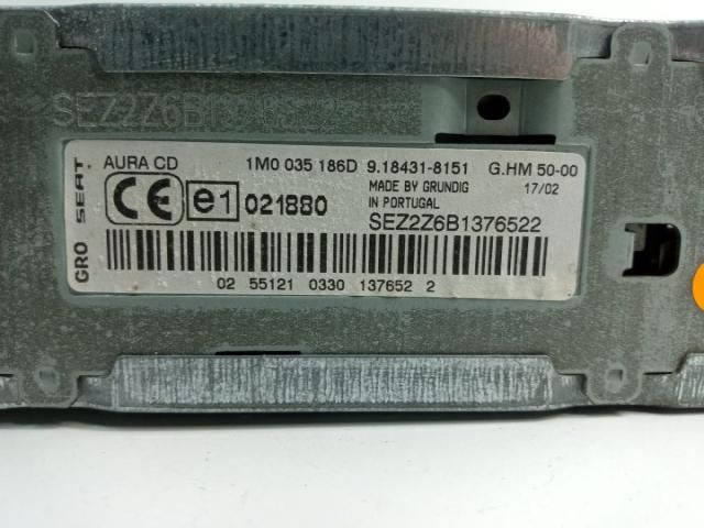 bontott SEAT TOLEDO Rádió / CD