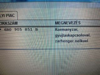 bontott SKODA CITIGO Gyújtáskapcsoló Házzal