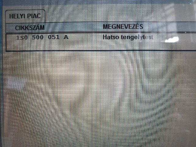 bontott SKODA CITIGO Hátsó Híd (Dobfékes)