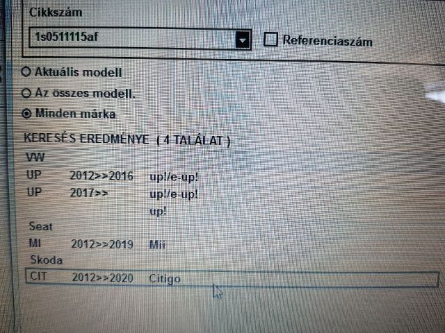 bontott SKODA CITIGO Hátsó Rugó Pár